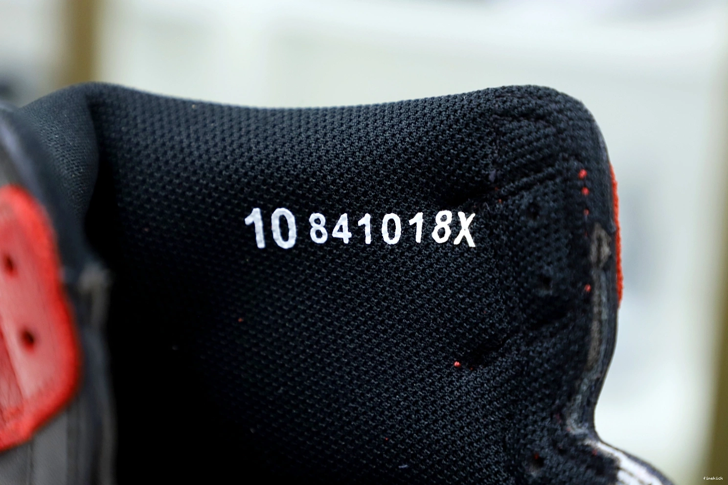 AIR HIGH RETRO JORDAN 'BRED' 1 OG 1207